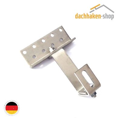 Dachhaken 3-fach verstellbar | Auslegerlänge 115 mm | breiter Haken 35 x 5 mm |