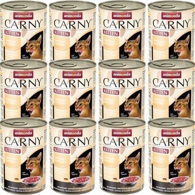 Animonda Carny Kitten Rindfleisch-Geflügel 12x400g