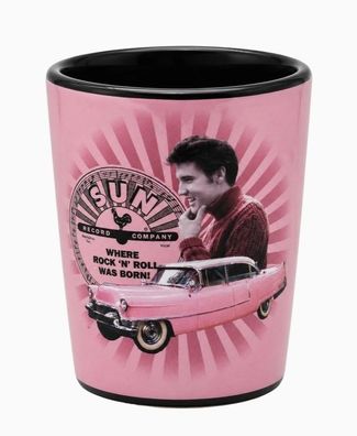 Elvis Presley Shot Glass - Sun Record