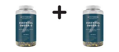2 x Myprotein MyVitamins Essential Omega-3 (90 caps)