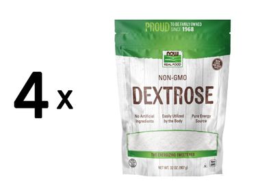 4 x Now Foods Dextrose (2lbs)