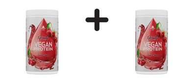 2 x Peak Fruity Vegan Protein (400g) Sour Cherry