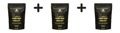 3 x Peak Vegan Protein Isolate (750g) Cinnamon Roll