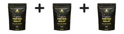 3 x Peak Vegan Protein Isolate (750g) Natural