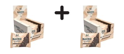 2 x Myprotein Baked Protein Cookie (12x75g) Double Chocolate