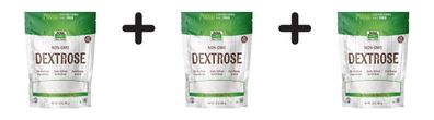 3 x Now Foods Dextrose (2lbs)