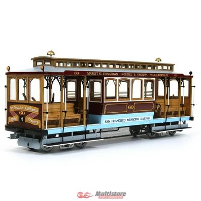 Krick Occre San Francisco Cable Car Straßsenbahn in 1:24 Bausatz oc53007