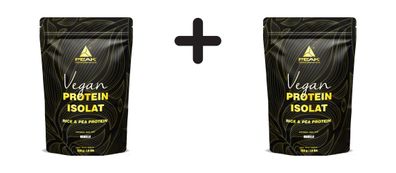 2 x Peak Vegan Protein Isolate (750g) Vanilla