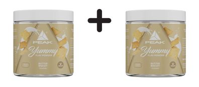 2 x Peak Yummy Flav Powder (100g) Butter Biscuit