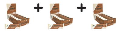 3 x Myprotein Layered Bars (12x60g) Triple Chocolate Fudge