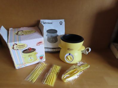 Kompaktes Schokoladen-Fondue/Schmelzer gelb Sweet Dreams Bestron