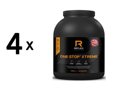 4 x Reflex Nutrition One Stop Xtreme (4.35kg) Strawberries and Cream
