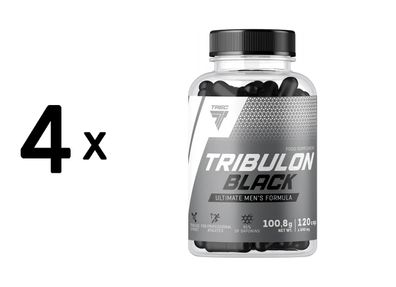 4 x Trec Nutrition Tribulon Black (120 Caps)