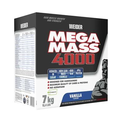 Weider Mega Mass 4000 (7000g) Vanilla