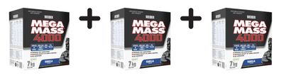 3 x Weider Mega Mass 4000 (7000g) Vanilla