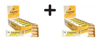 2 x Myprotein Layered Bars (12x60g) White Gold