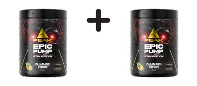 2 x Peak Epic Pump Stim Edition (500g) Calamansi Citrus