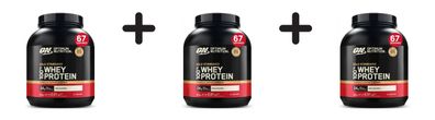 3 x Optimum Nutrition 100% Whey Gold Standard (2000g)