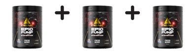 3 x Peak Epic Pump Stim Edition (500g) Fresh Berry