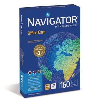 Navigator Office Card Kopierpapier 160g/m² DIN-A3 weiß 250 Blatt