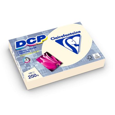 Clairefontaine DCP elfenbein IVORY 250g/m² DIN-A4 125 Blatt 6832C