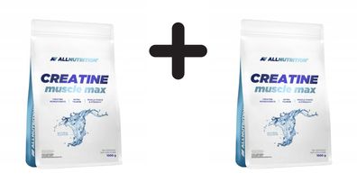 2 x Allnutrition Creatine Muscle Max, Natural - 1000g