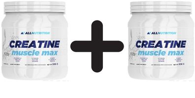 2 x Allnutrition Creatine Muscle Max, Natural - 500g
