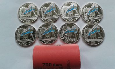 35 euro 2026 Wuppertaler Schwebebahn 35 euro 2026 Schwebebahn Wuppertal Silber