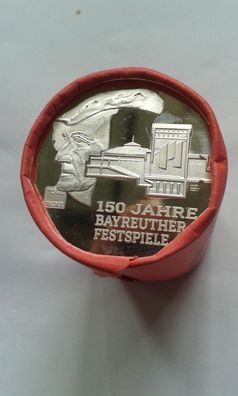 Rolle 35 euro 2026 Richard Wagner 20x35 euro 2026 150 Jahre Bayreuther Festspiele