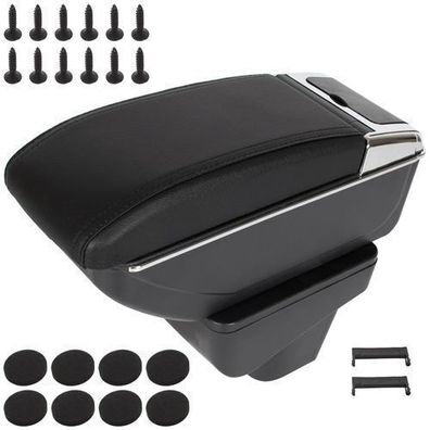 Suzuki Vitara III 2015 - Armlehne mit Staufach, schwarzes Öko-Leder + Montagesatz