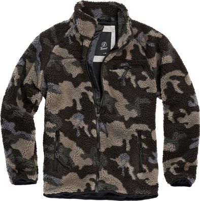 Brandit Jacke Teddyfleece Jacket in Darkcamo