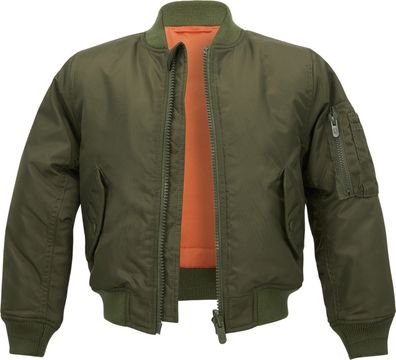 Brandit Kinder Jacke Kids MA1 Jacket Olive