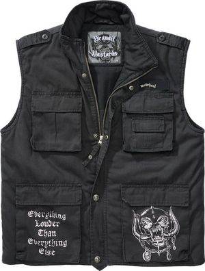 Brandit Men Weste Motörhead Ranger Vest Black