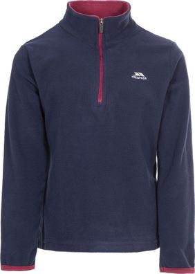 Trespass Kinder Fleecejacke/Fleecepullover Sybil-Girls Microfleece At100 Navy/Berry