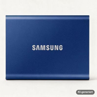 Samsung Portable SSD T7 1 TB externe SSD USB 3.2 Gen 2 mit 1.050 MB/s, Indigobla