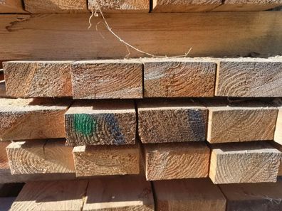 Lärche 6x12 Kantholz Pfosten Pfahl Balken mehrstielig kerngetrennt bis 4m Länge