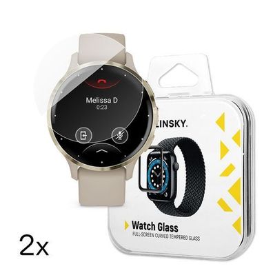 Gehärtetes Glas für Garmin Venu 3S 41mm Full Glue Smartwatch - 2 Stück