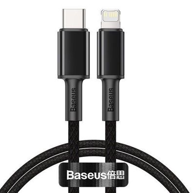 USB-C-Kabel für iPhone - Blitzschnelles Laden (20 W), 1 m - Schwarz