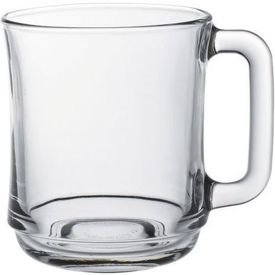 Duralex LYS Glas mit Henkel, 250 ml, transparent - 6er-Set