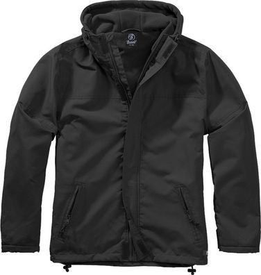 Brandit Jacke Windbreaker Frontzip in Black
