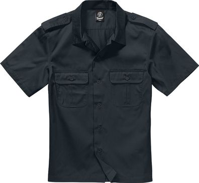 Brandit Hemd US Shirt 1/2 Arm in Black