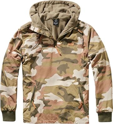 Brandit Jacke Luke Windbreaker in Light Woodland