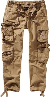 Brandit Men Pure Slim Fit Trousers Beige