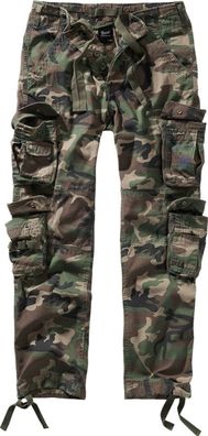 Brandit Men Pure Slim Fit Trousers Woodland