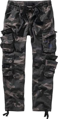 Brandit Men Pure Slim Fit Trousers Darkcamo
