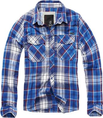 Brandit Hemd Checkshirt in Navy