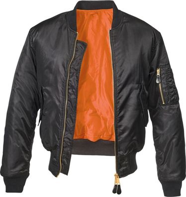 Brandit Jacke MA1 Jacket in Black