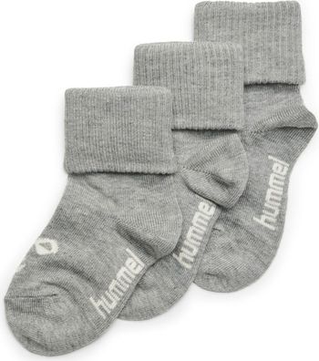 Hummel Kinder Socke Sora 3-Pack Sock Grey Melange