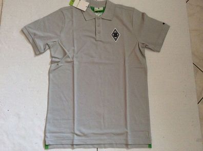 Borussia Mönchengladbach Polo-Shirt 2015/2016 Grau Gr. S - 3XL neu!!