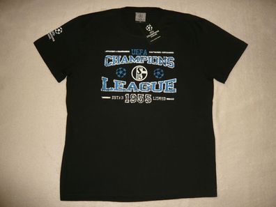 S04 FC Schalke 04 T-Shirt " Champions League " Gr. M - 2XL neu!!
